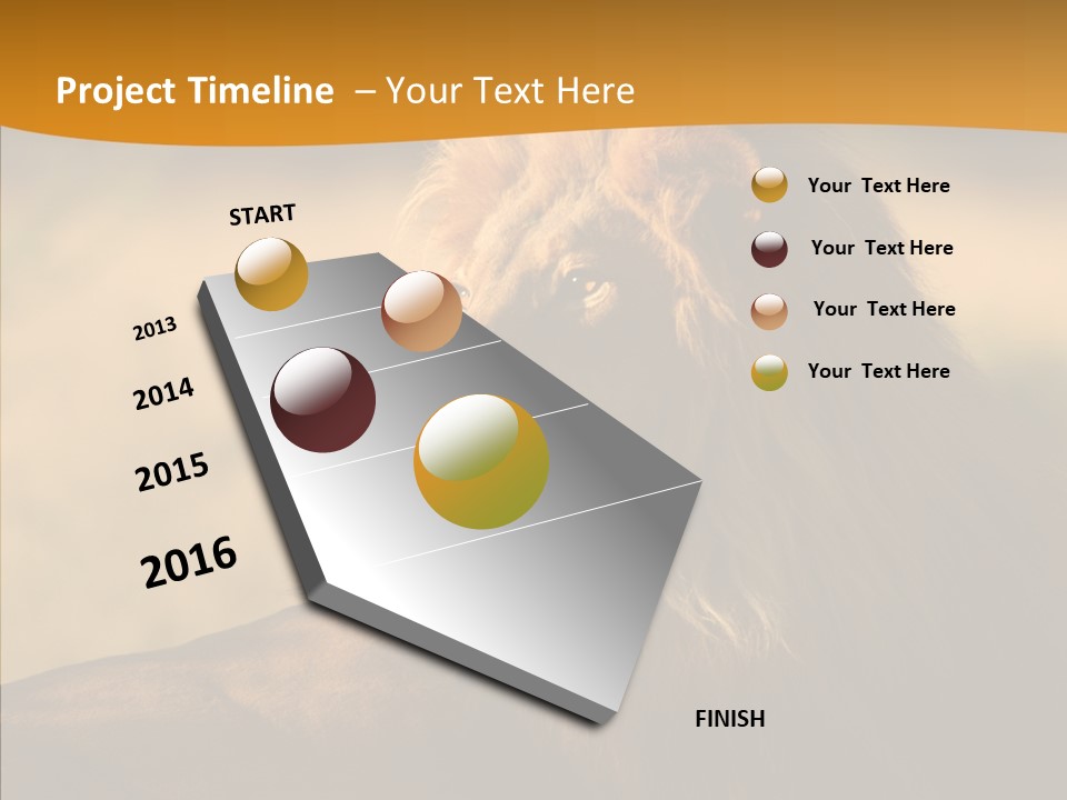 Wildlife Sunny Predatory PowerPoint Template