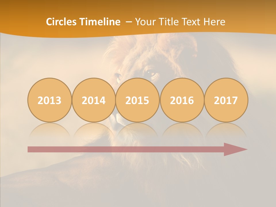 Wildlife Sunny Predatory PowerPoint Template