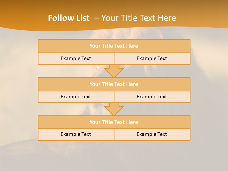 Wildlife Sunny Predatory PowerPoint Template