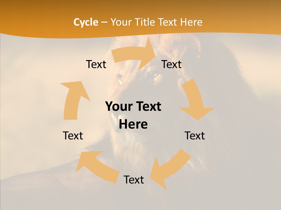 Wildlife Sunny Predatory PowerPoint Template