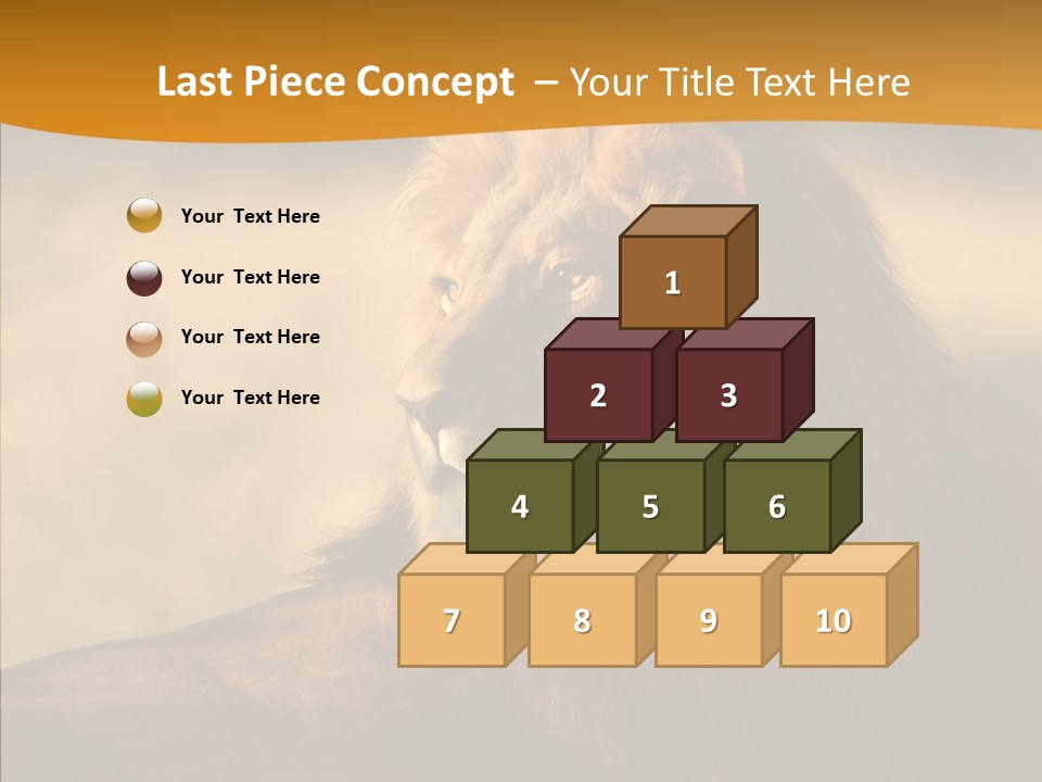 Wildlife Sunny Predatory PowerPoint Template