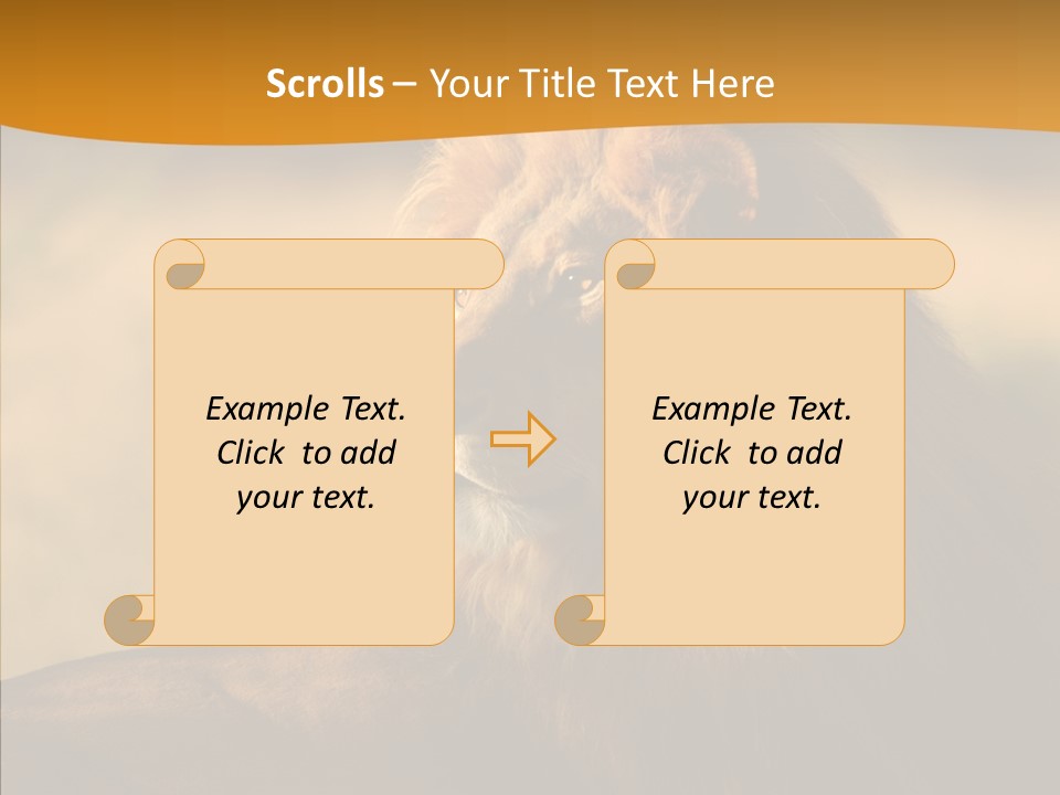 Wildlife Sunny Predatory PowerPoint Template