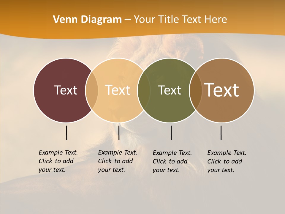 Wildlife Sunny Predatory PowerPoint Template