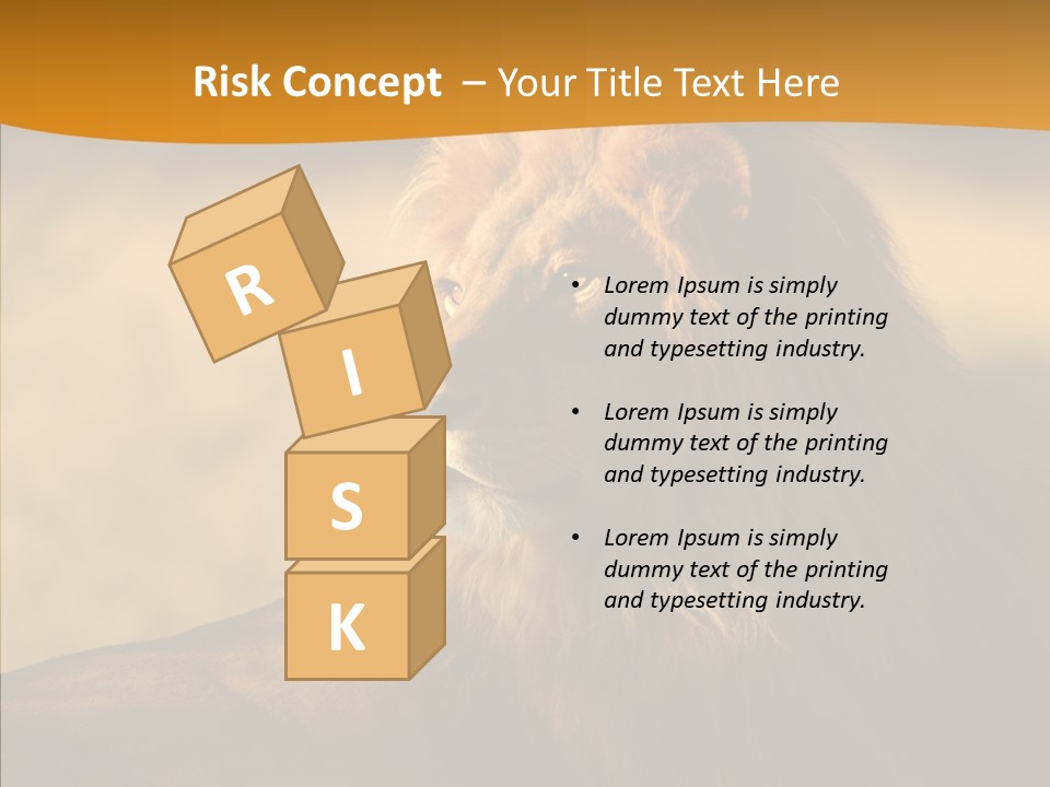 Wildlife Sunny Predatory PowerPoint Template