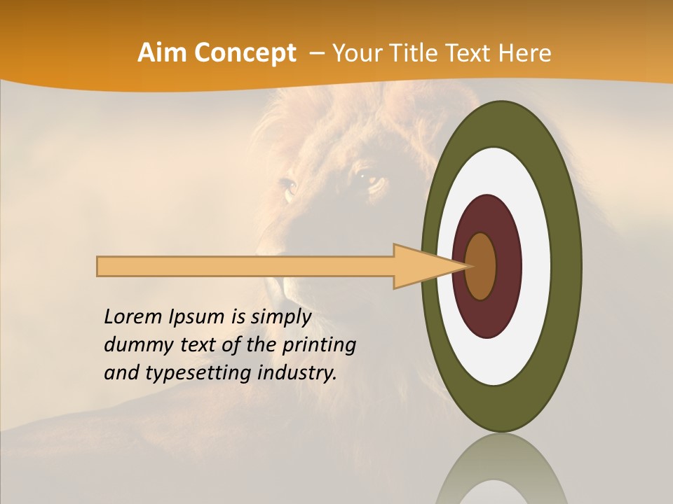 Wildlife Sunny Predatory PowerPoint Template