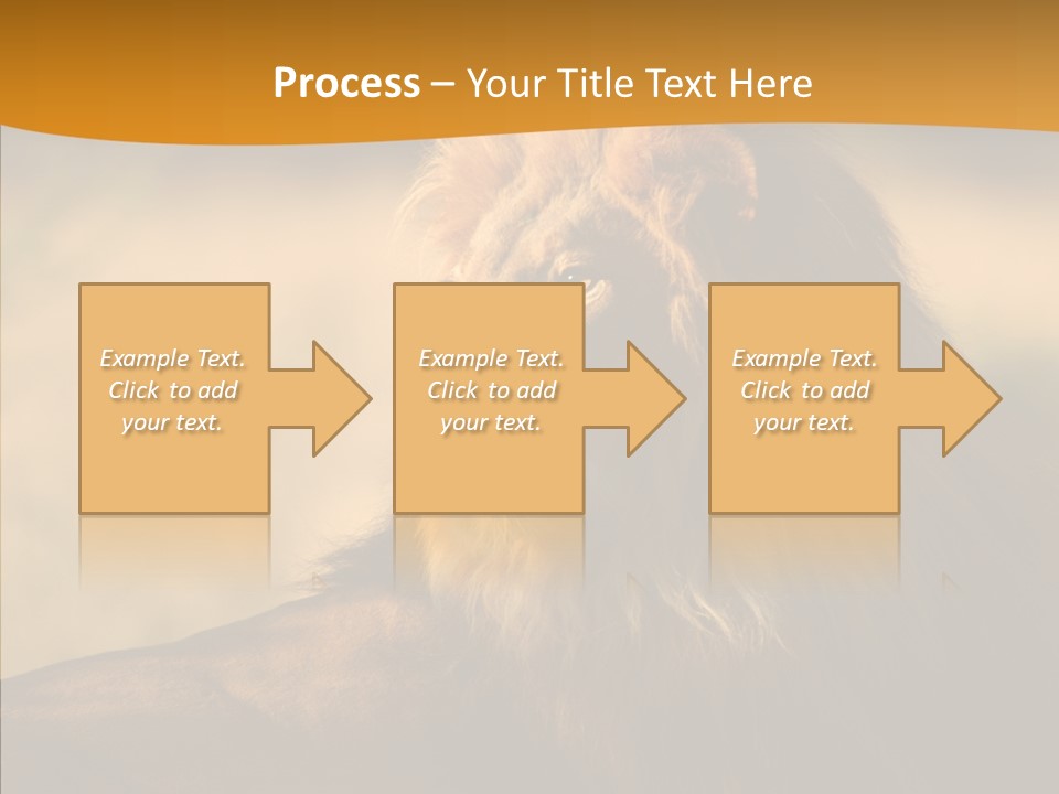 Wildlife Sunny Predatory PowerPoint Template