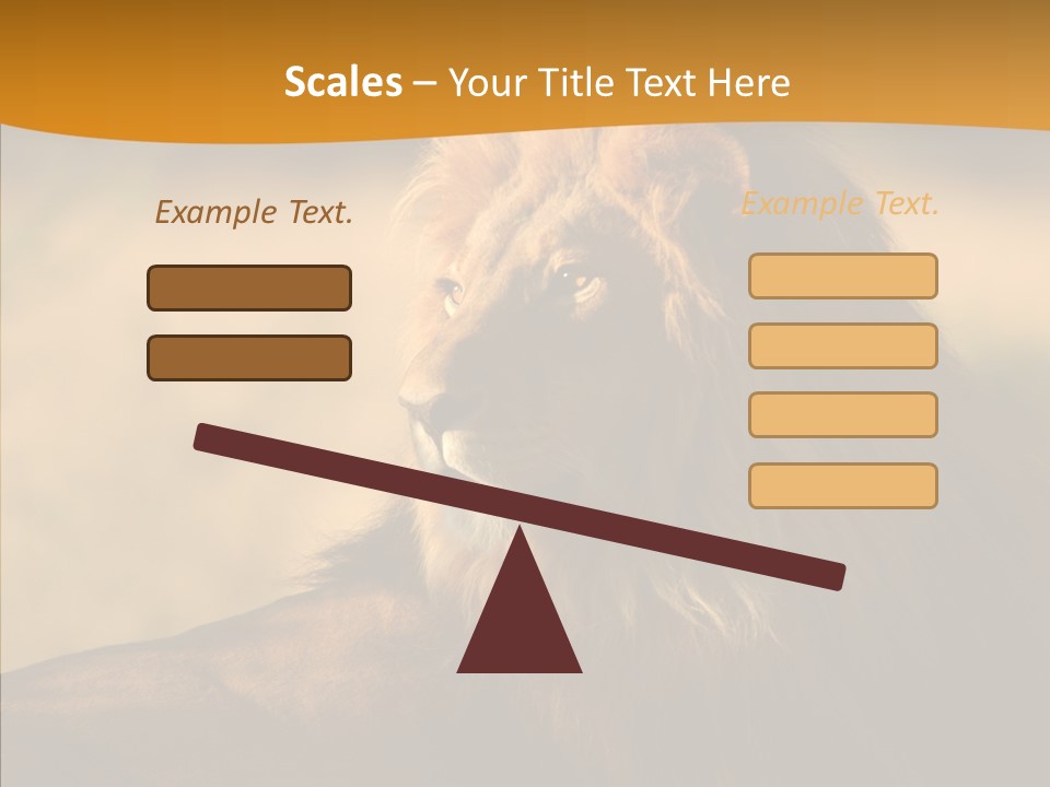 Wildlife Sunny Predatory PowerPoint Template