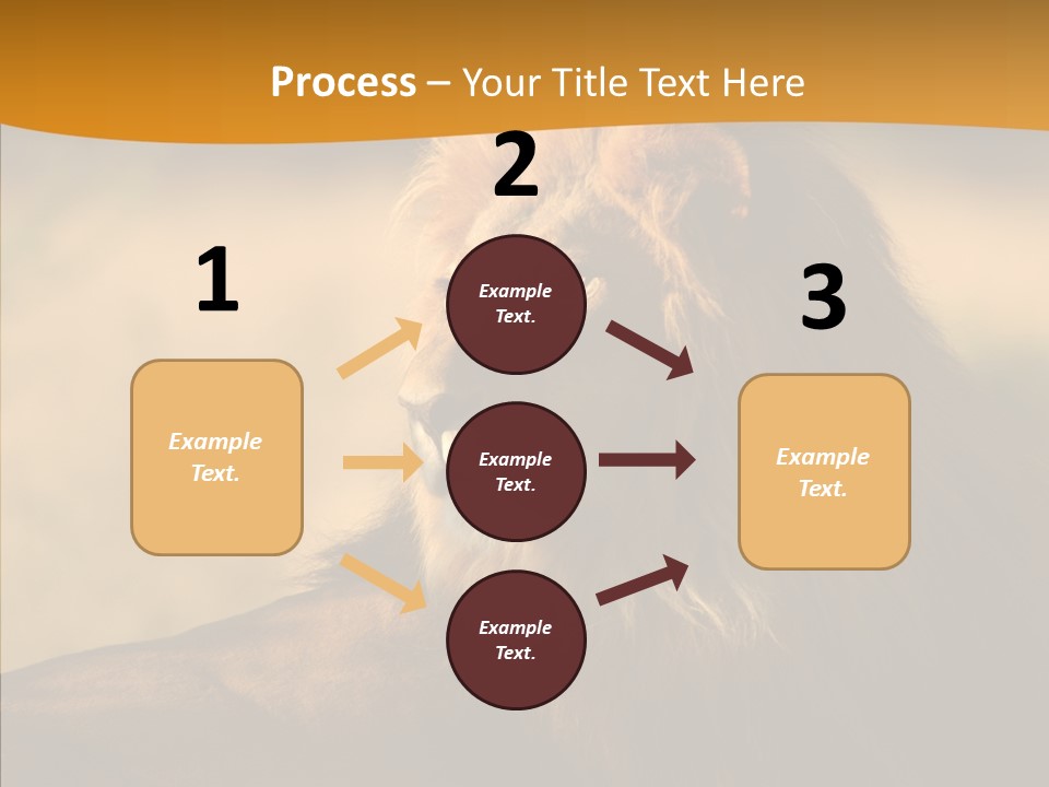 Wildlife Sunny Predatory PowerPoint Template