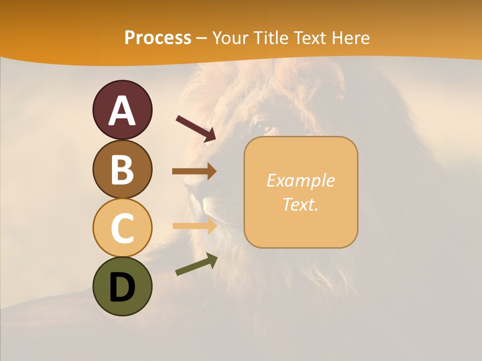 Wildlife Sunny Predatory PowerPoint Template