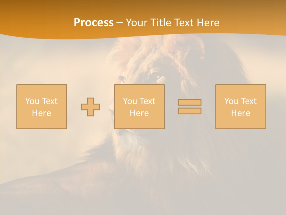 Wildlife Sunny Predatory PowerPoint Template
