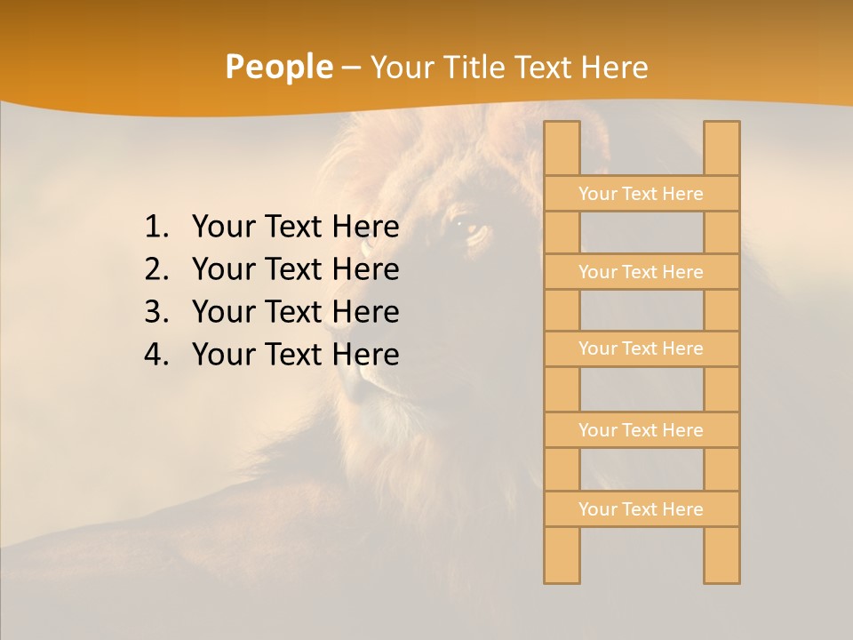 Wildlife Sunny Predatory PowerPoint Template