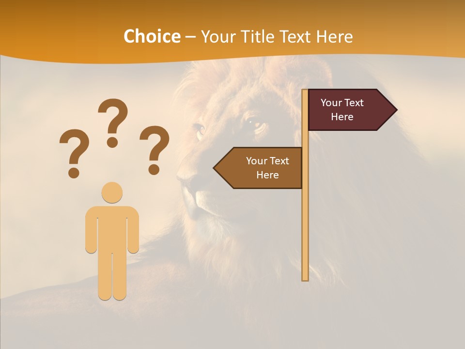 Wildlife Sunny Predatory PowerPoint Template