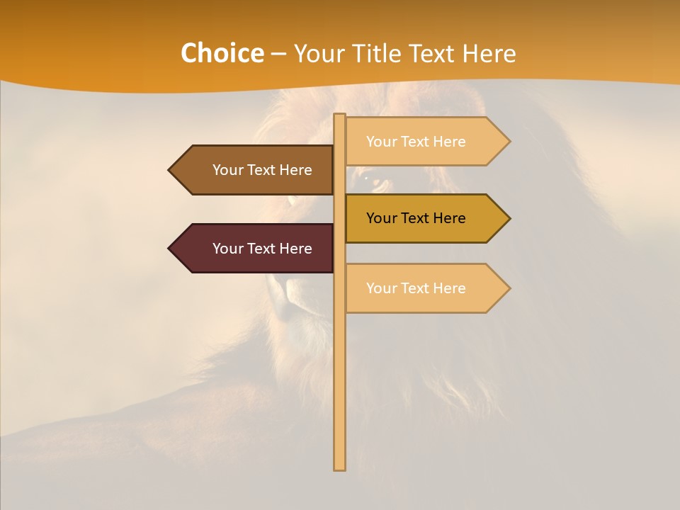 Wildlife Sunny Predatory PowerPoint Template