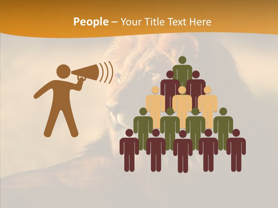 Wildlife Sunny Predatory PowerPoint Template