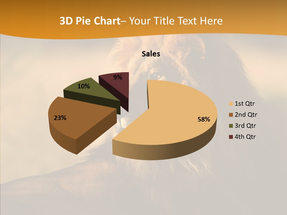 Wildlife Sunny Predatory PowerPoint Template