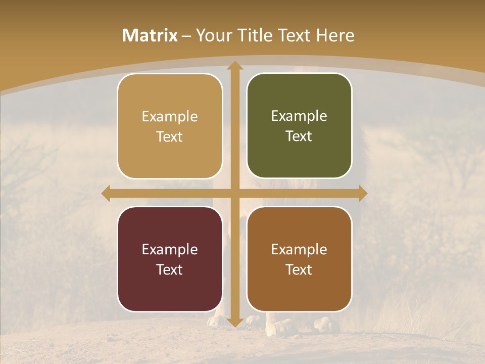 Environment Safari Backcountry PowerPoint Template