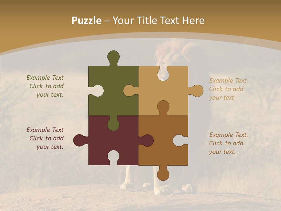 Environment Safari Backcountry PowerPoint Template