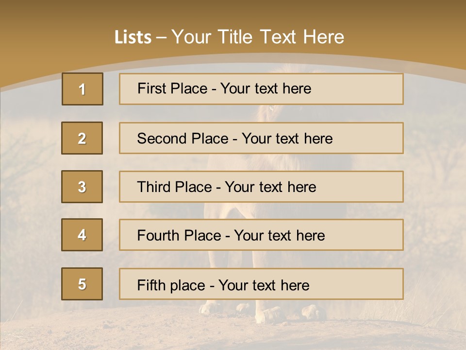 Environment Safari Backcountry PowerPoint Template