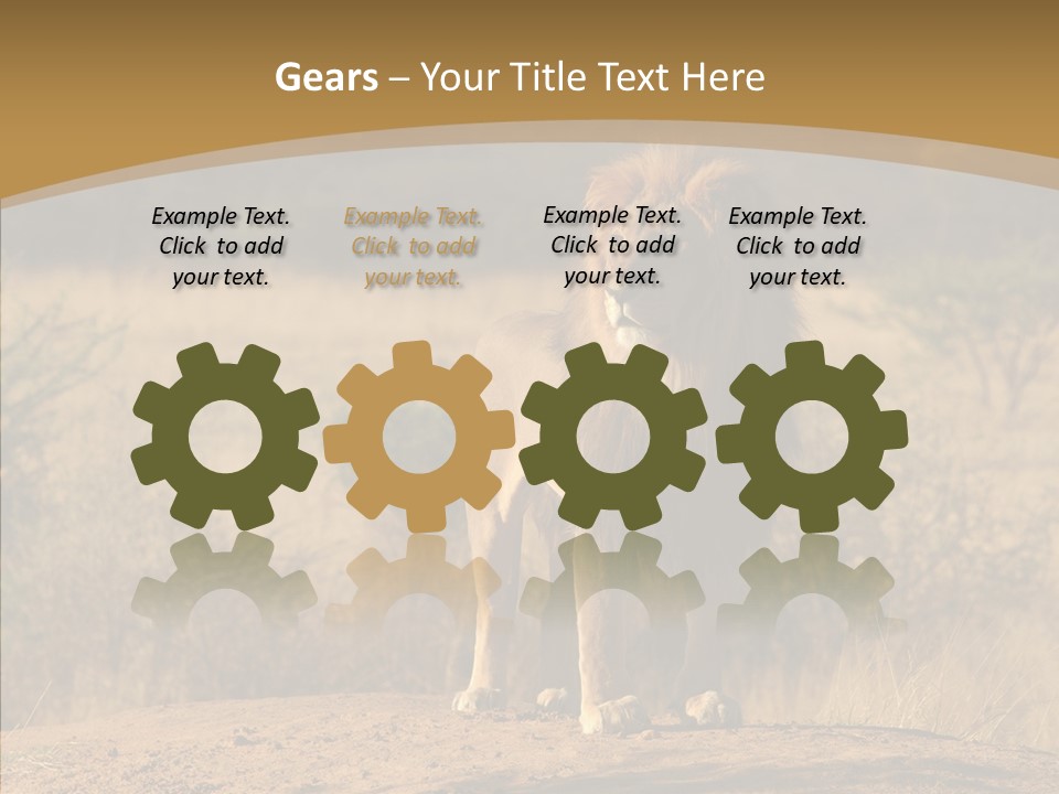 Environment Safari Backcountry PowerPoint Template