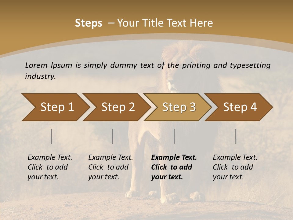 Environment Safari Backcountry PowerPoint Template