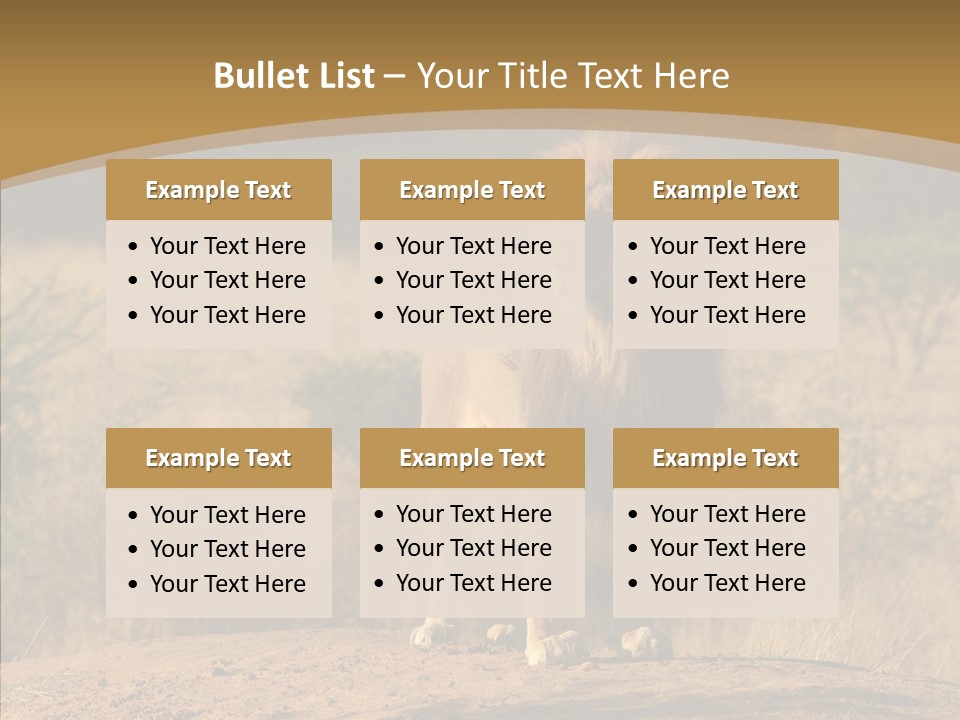Environment Safari Backcountry PowerPoint Template