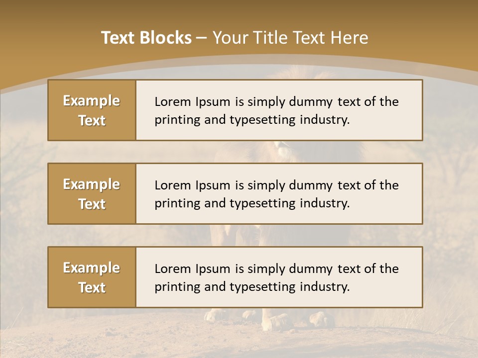 Environment Safari Backcountry PowerPoint Template