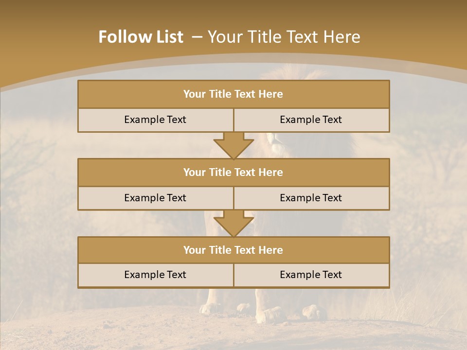 Environment Safari Backcountry PowerPoint Template