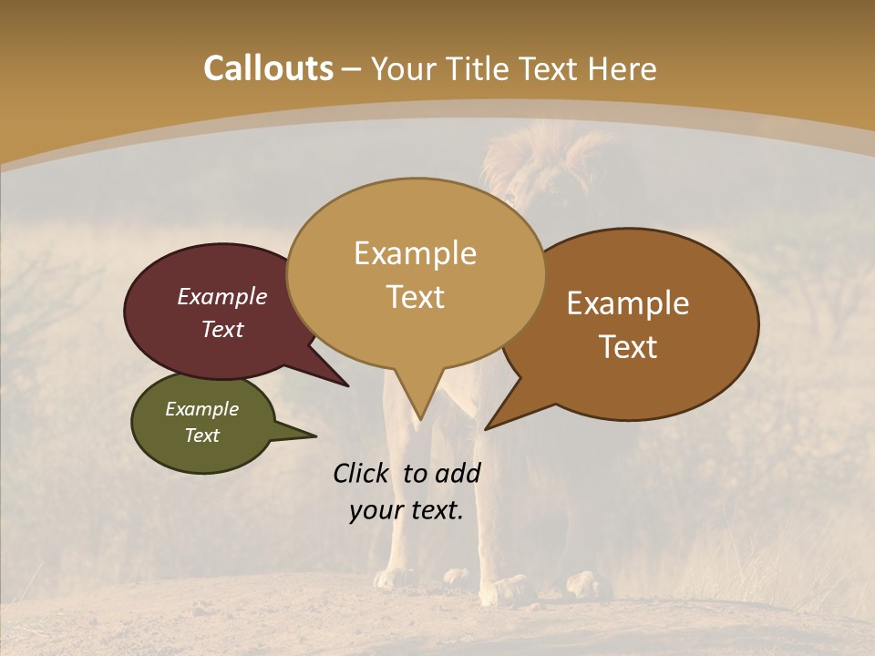 Environment Safari Backcountry PowerPoint Template