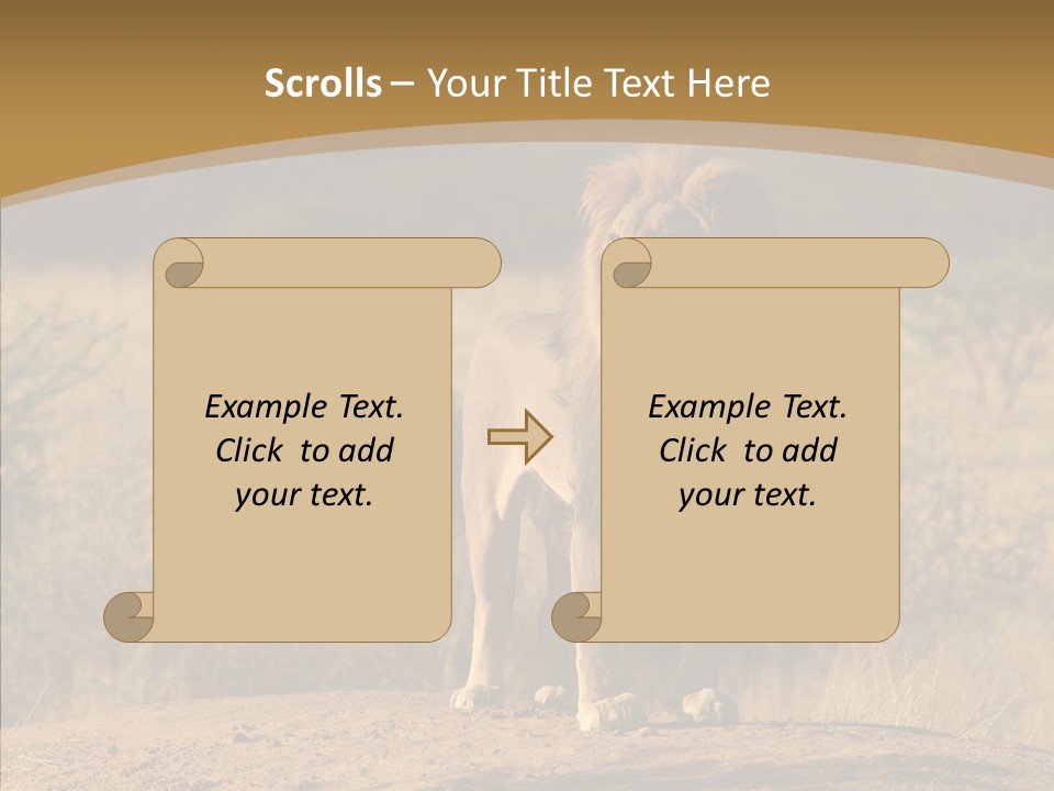 Environment Safari Backcountry PowerPoint Template