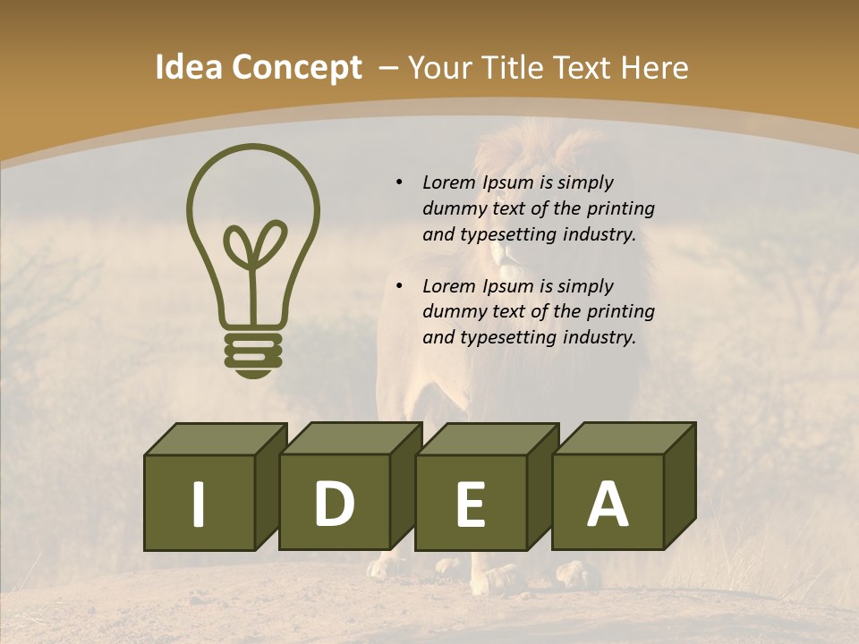 Environment Safari Backcountry PowerPoint Template
