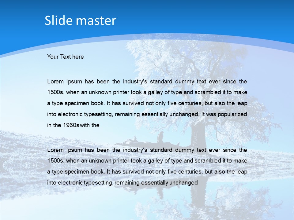 Seasonal Freeze Season PowerPoint Template
