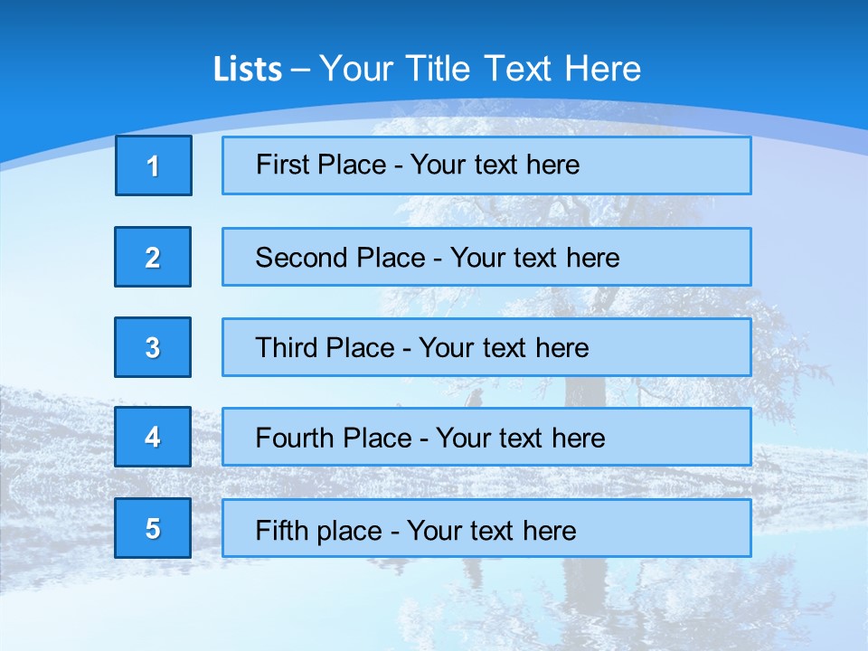 Seasonal Freeze Season PowerPoint Template
