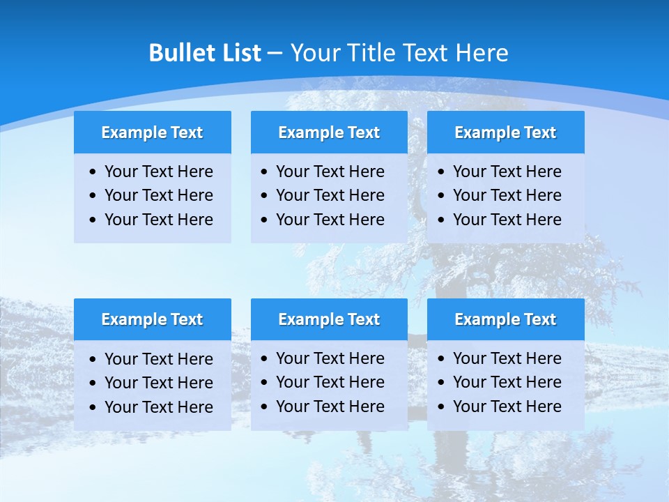 Seasonal Freeze Season PowerPoint Template