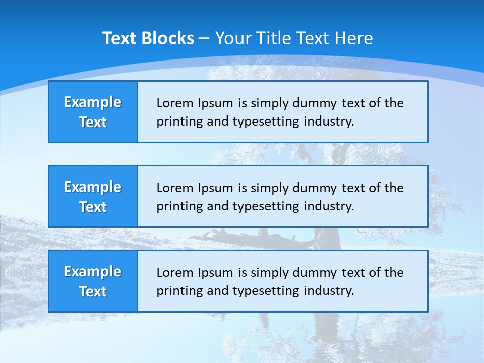 Seasonal Freeze Season PowerPoint Template