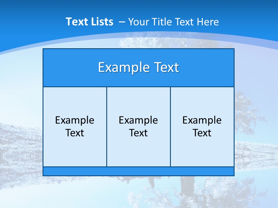 Seasonal Freeze Season PowerPoint Template