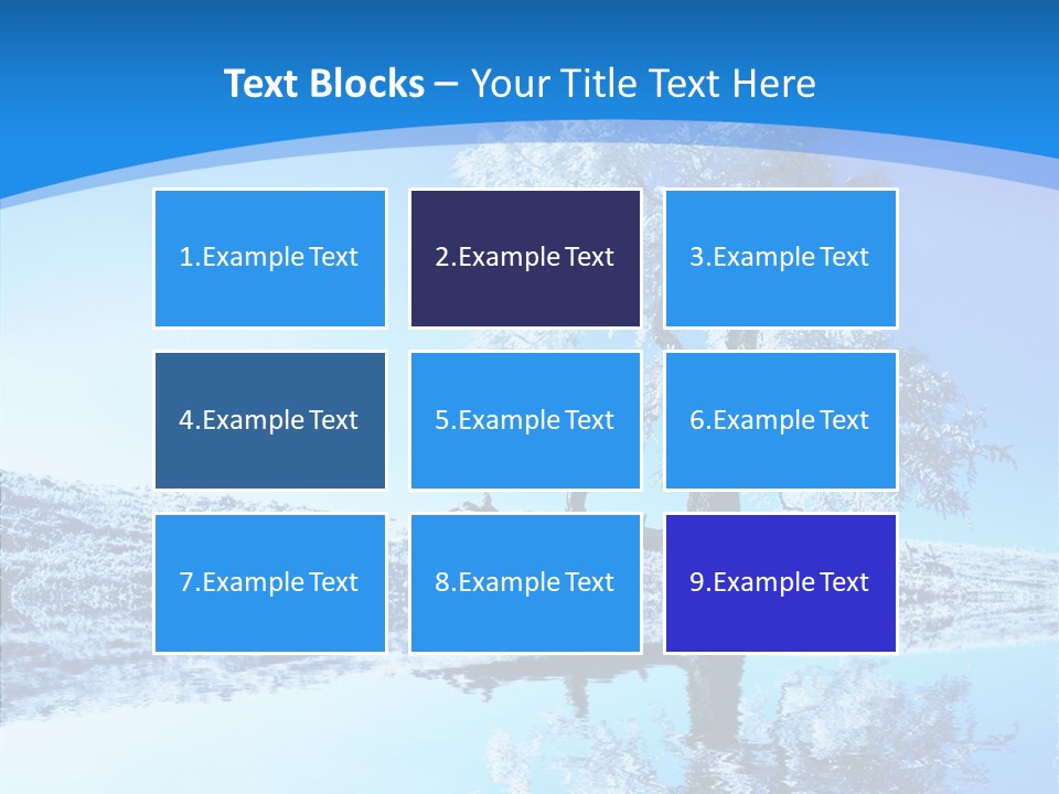 Seasonal Freeze Season PowerPoint Template