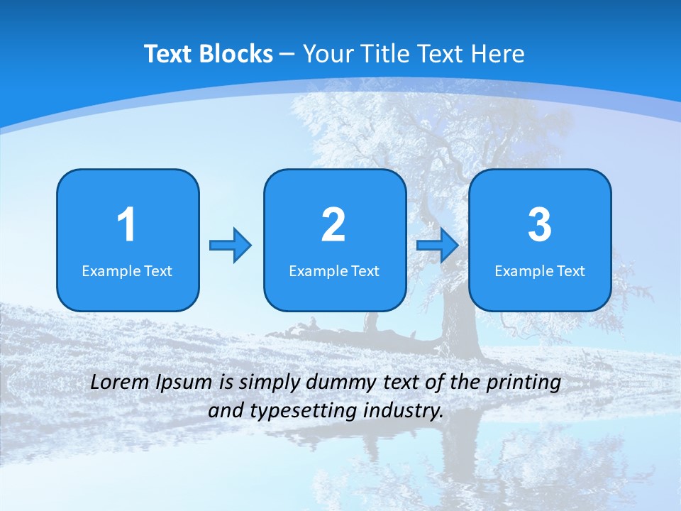 Seasonal Freeze Season PowerPoint Template