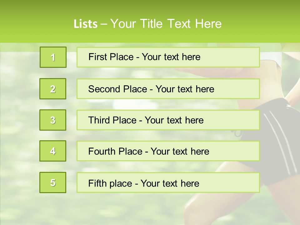 Green Energy Human PowerPoint Template