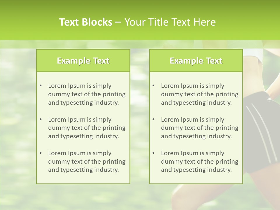 Green Energy Human PowerPoint Template