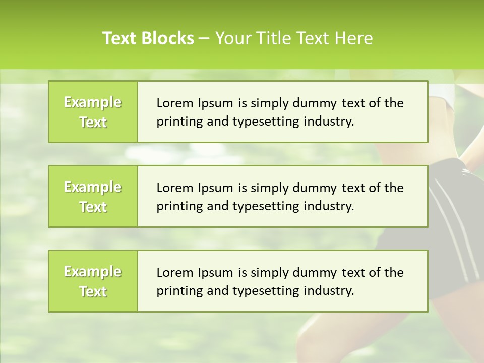 Green Energy Human PowerPoint Template