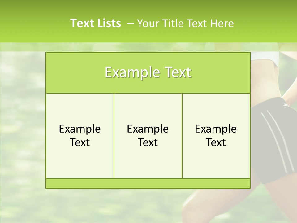 Green Energy Human PowerPoint Template