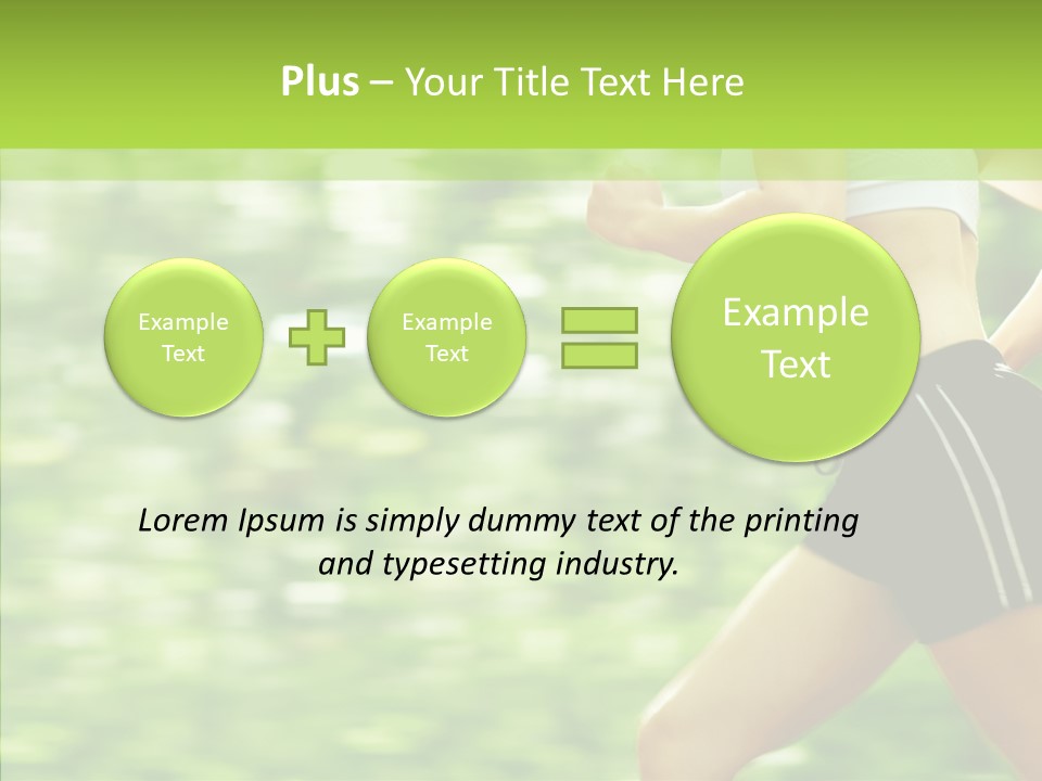 Green Energy Human PowerPoint Template