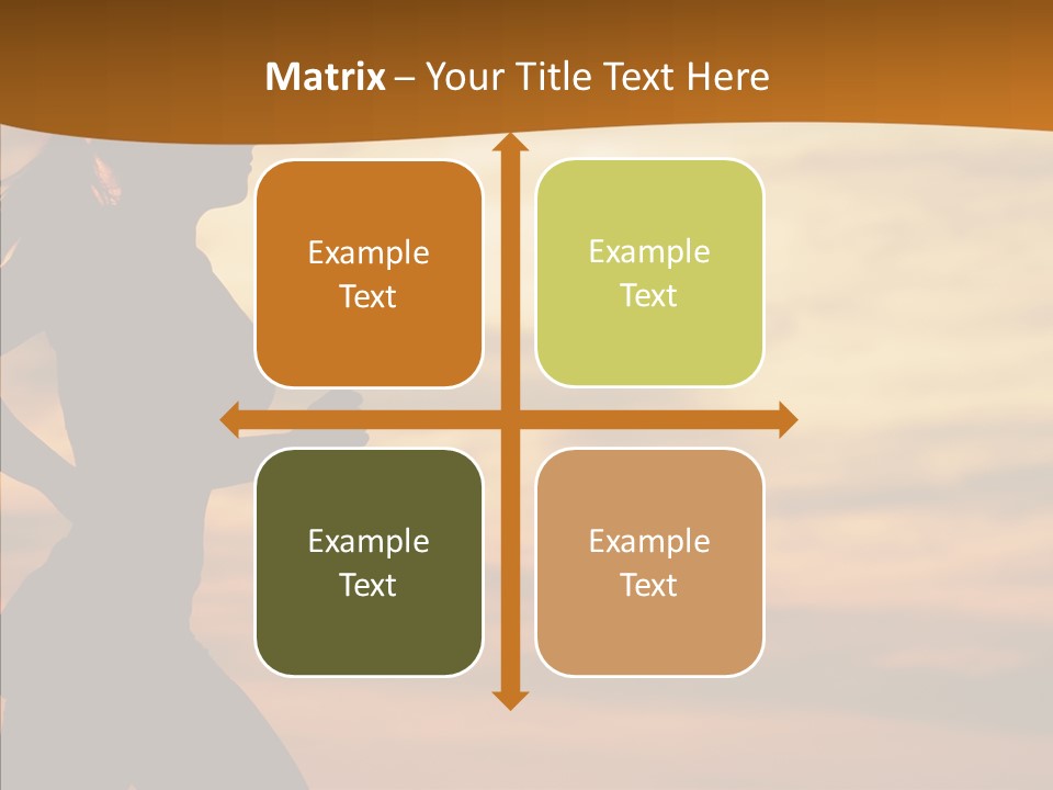 Runner  Sun PowerPoint Template