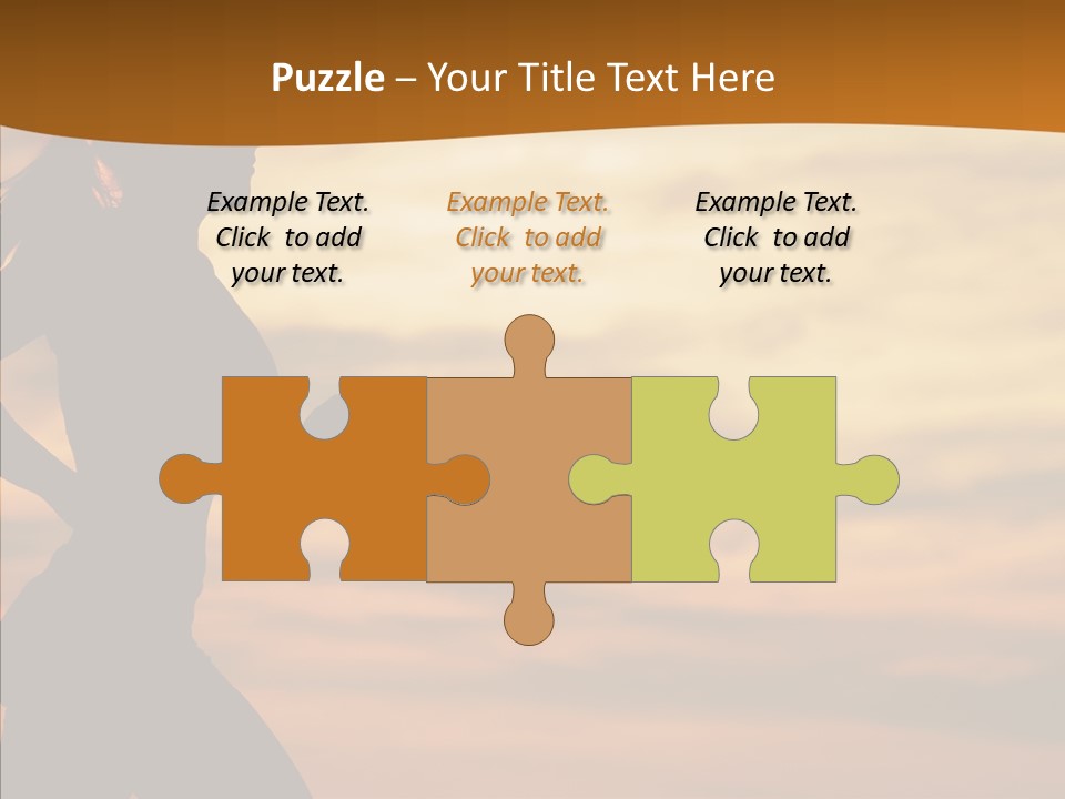 Runner  Sun PowerPoint Template