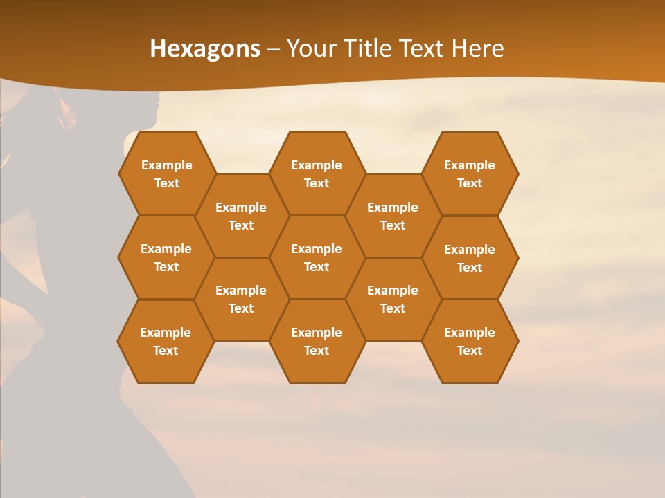 Runner  Sun PowerPoint Template