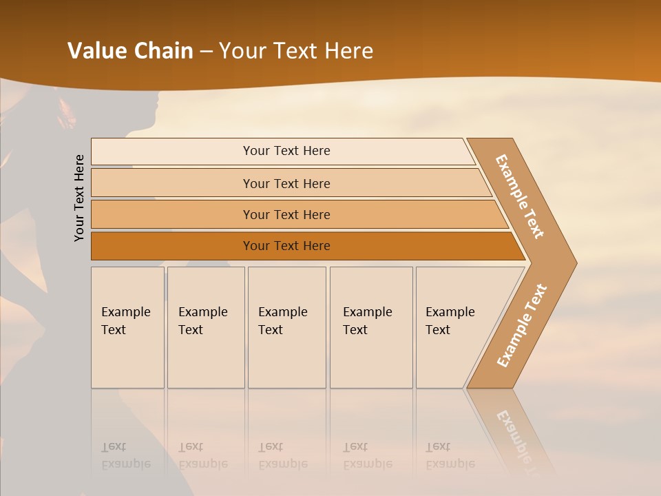 Runner  Sun PowerPoint Template