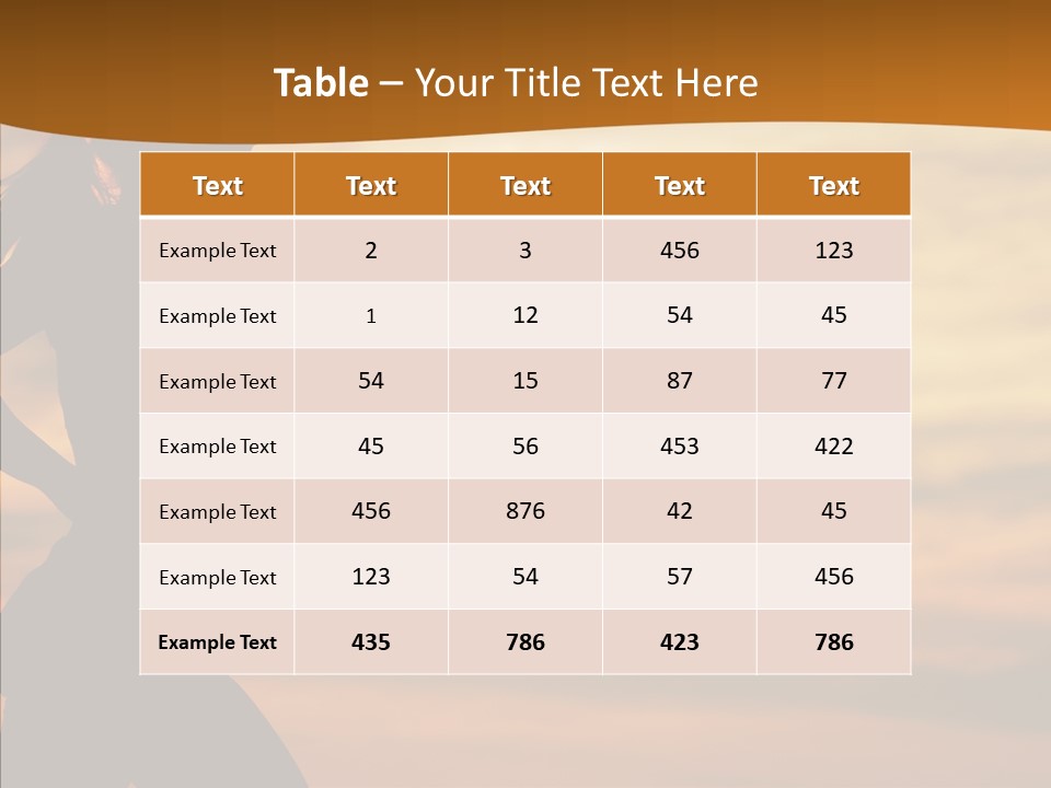 Runner  Sun PowerPoint Template