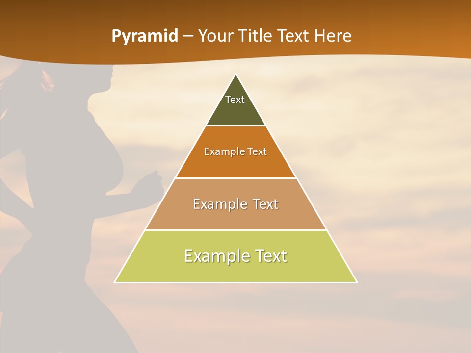 Runner  Sun PowerPoint Template