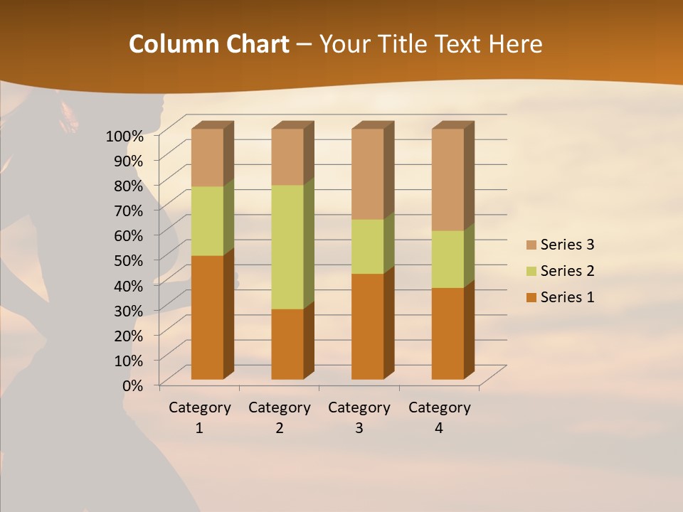 Runner  Sun PowerPoint Template