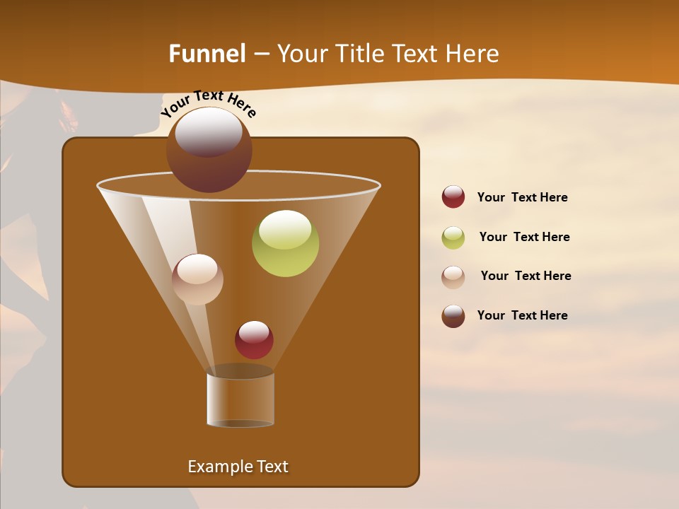 Runner  Sun PowerPoint Template